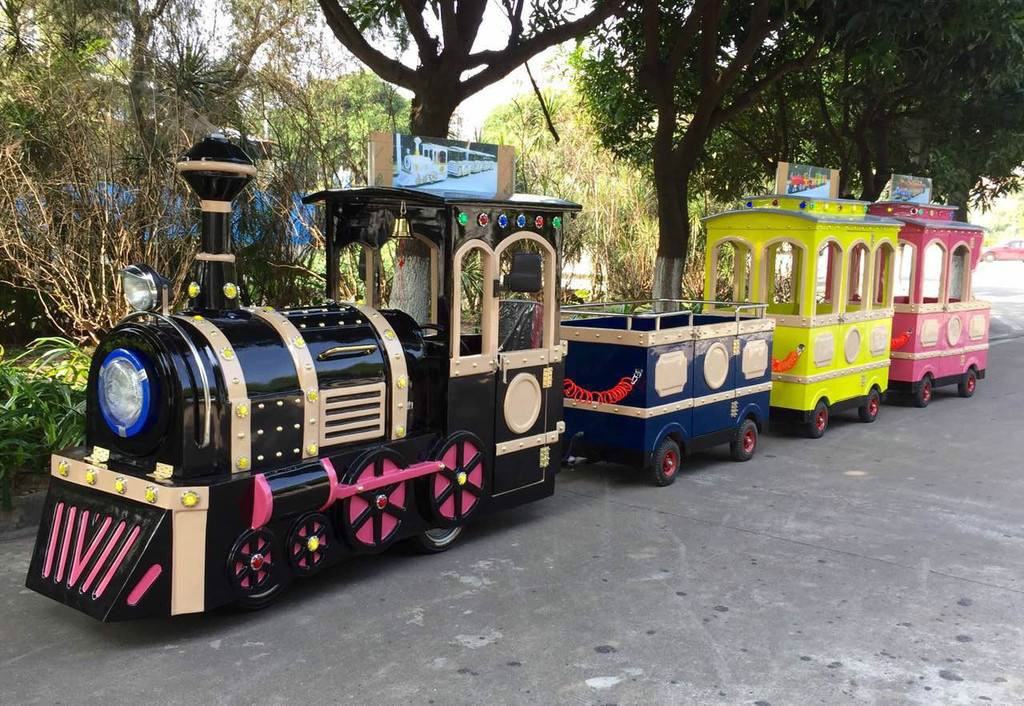 雄关区景区广商场无轨观光小火车电动儿童游乐设备小火车可坐人户外玩具